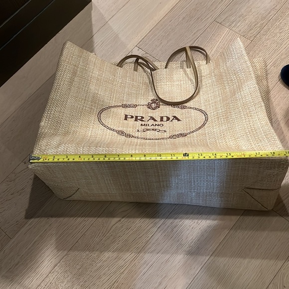 Prada raffia xl tote - Picture 2 of 4